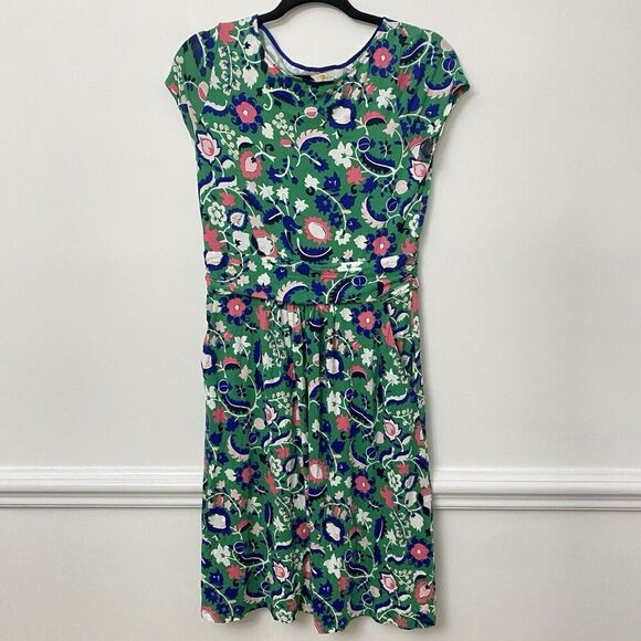 Lot of 2 Boden Amelie Floral Print Jersey Knit Midi Dresses Women's Sz6 - Picture 7 of 16